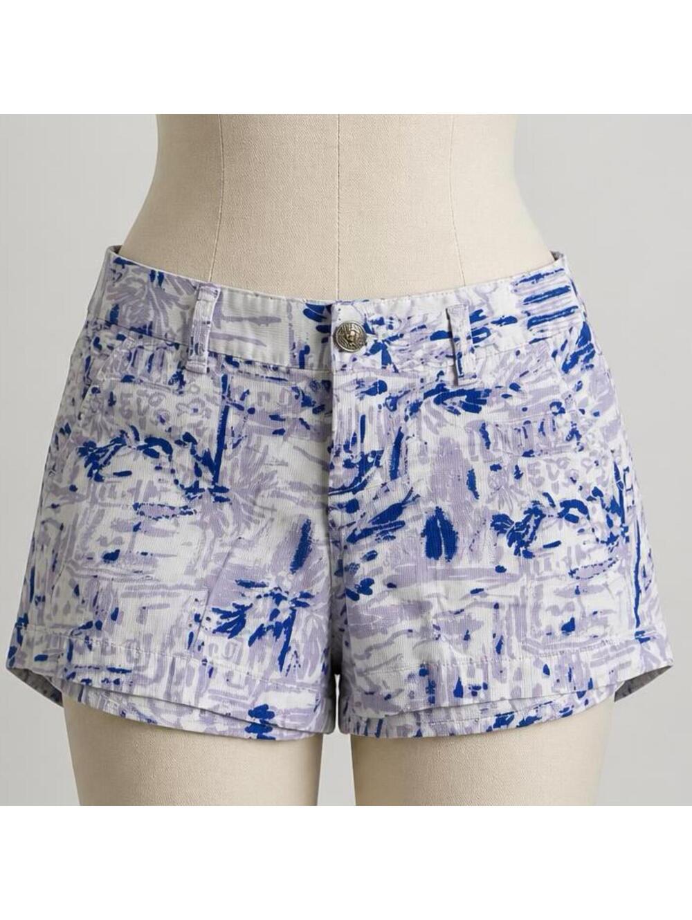 Lilly Pulitzer The Callahan Women's Size 2 Shorts 5" Inseam Rock The Dock Lilac